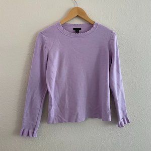 Halogen, Purple MP Long Sleeve Sweater